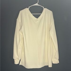 Shien cream blouse size medium